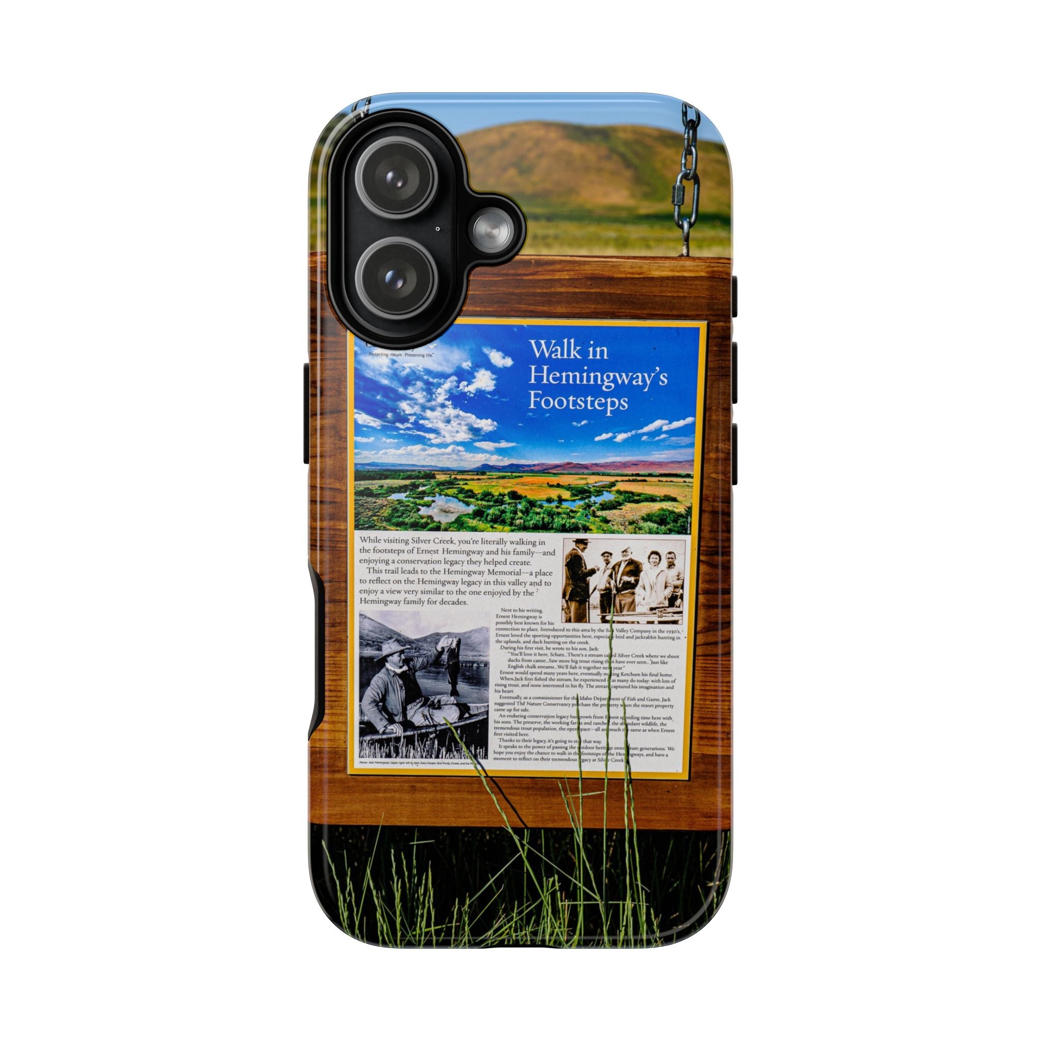 "Walk in Hemingway's Footsteps" Scenic Travel Photo - tough phone case