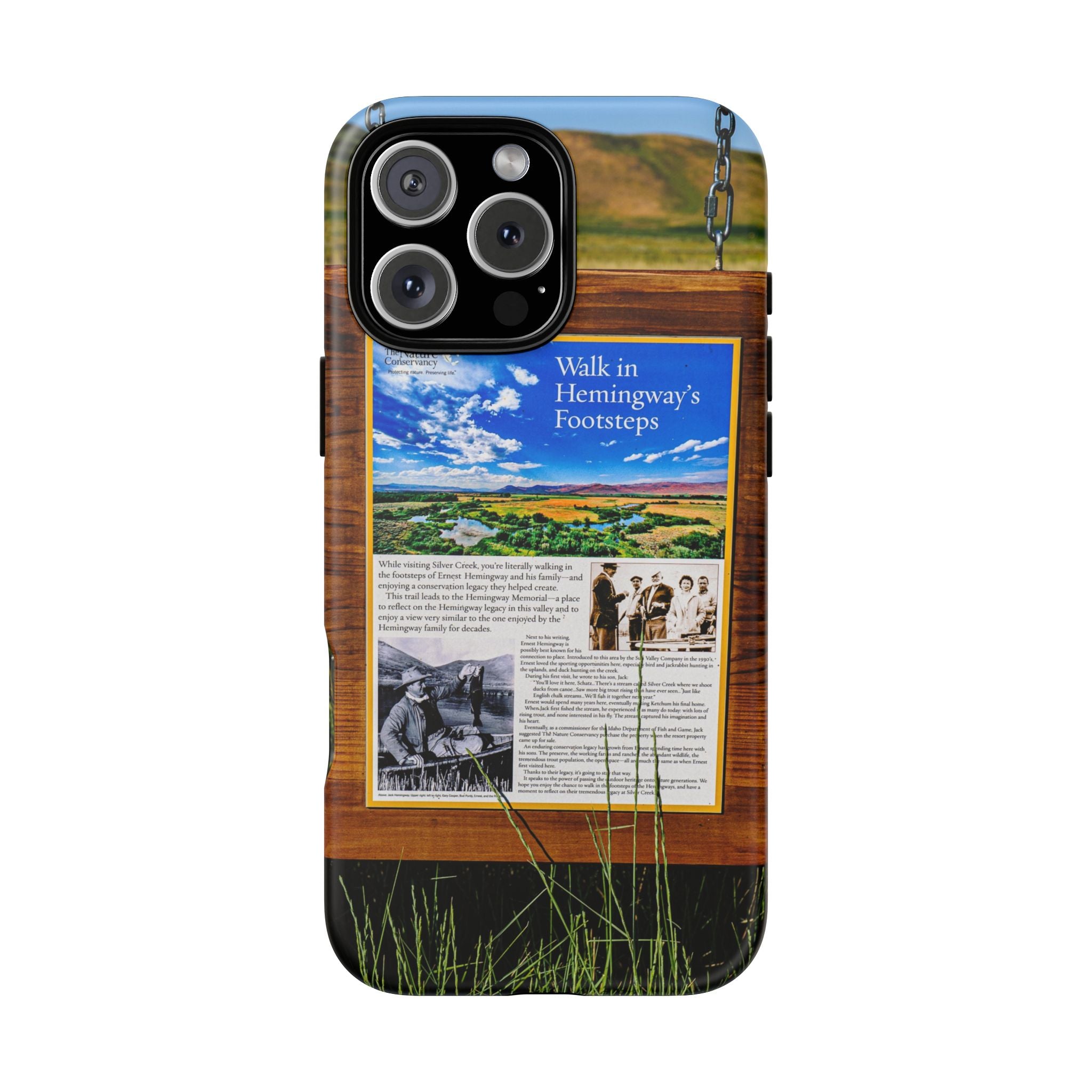 "Walk in Hemingway's Footsteps" Scenic Travel Photo - tough phone case