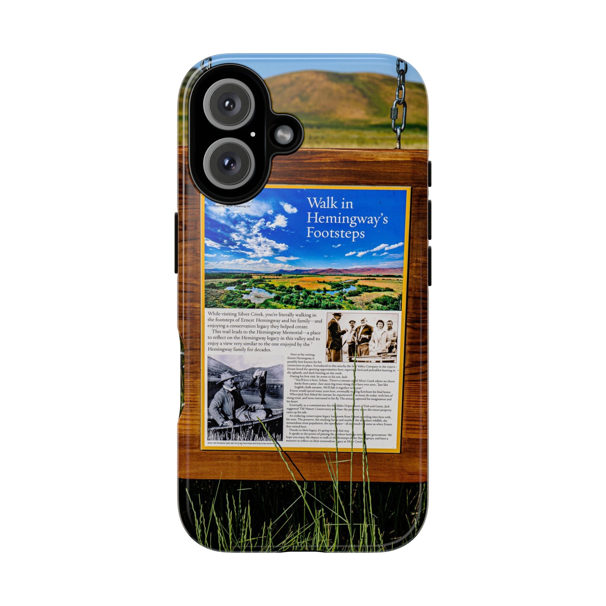"Walk in Hemingway's Footsteps" Scenic Travel Photo - tough phone case