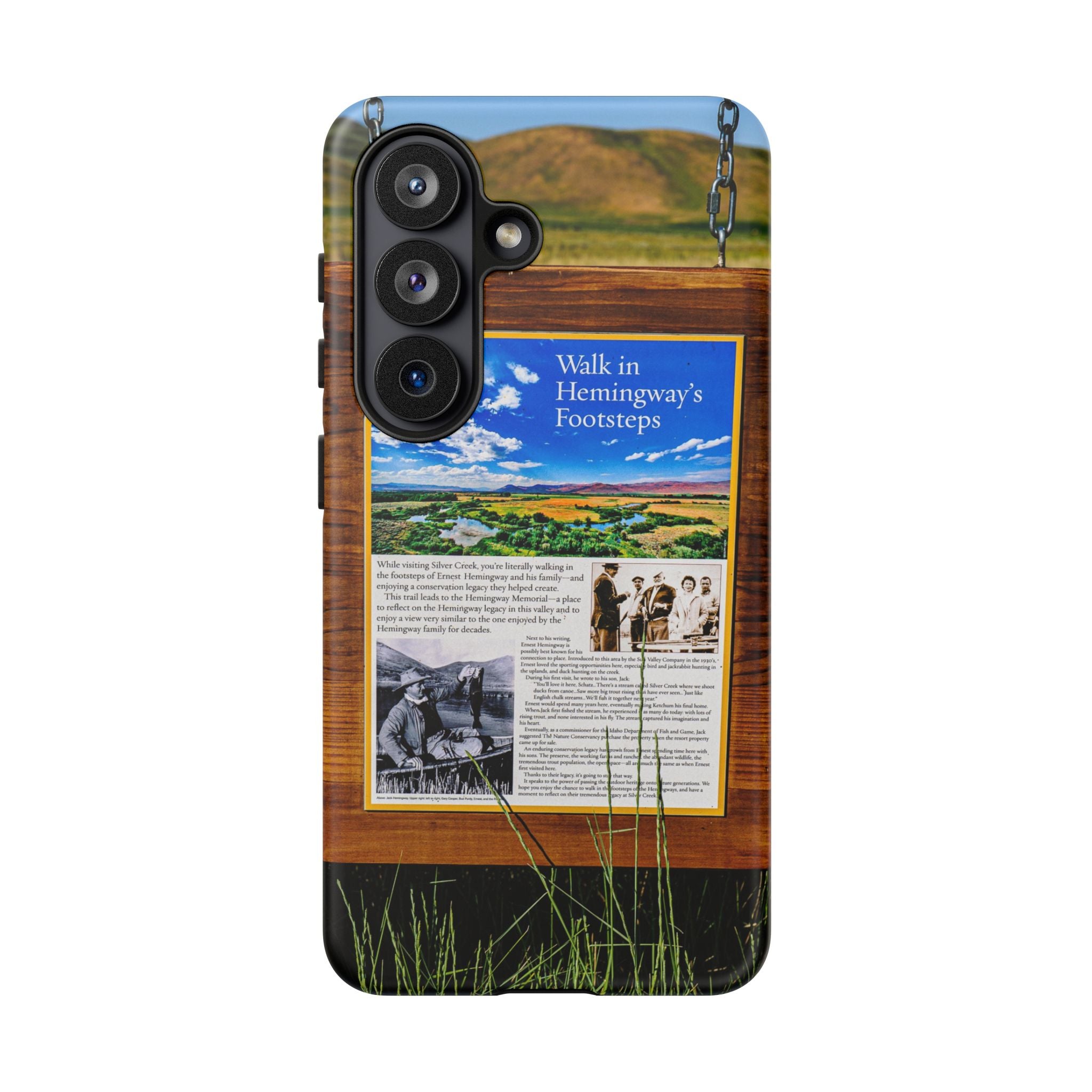 "Walk in Hemingway's Footsteps" Scenic Travel Photo - tough phone case