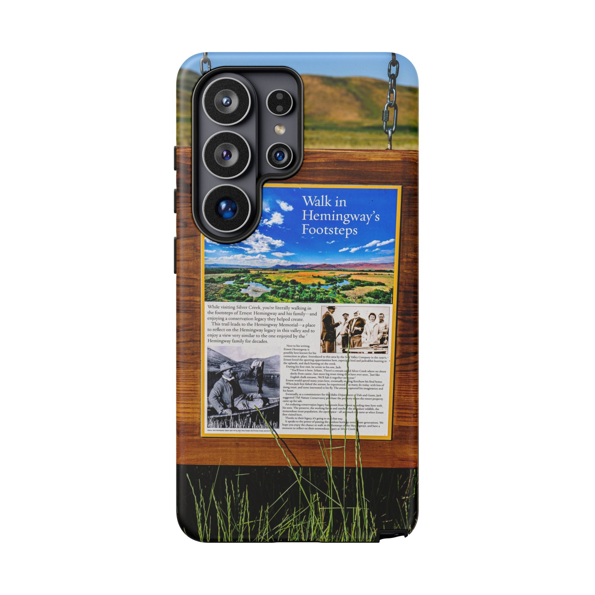 "Walk in Hemingway's Footsteps" Scenic Travel Photo - tough phone case