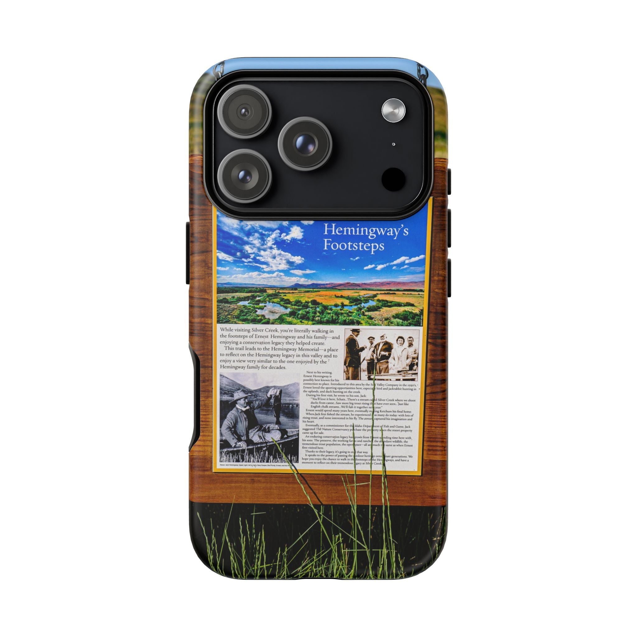"Walk in Hemingway's Footsteps" Scenic Travel Photo - tough phone case
