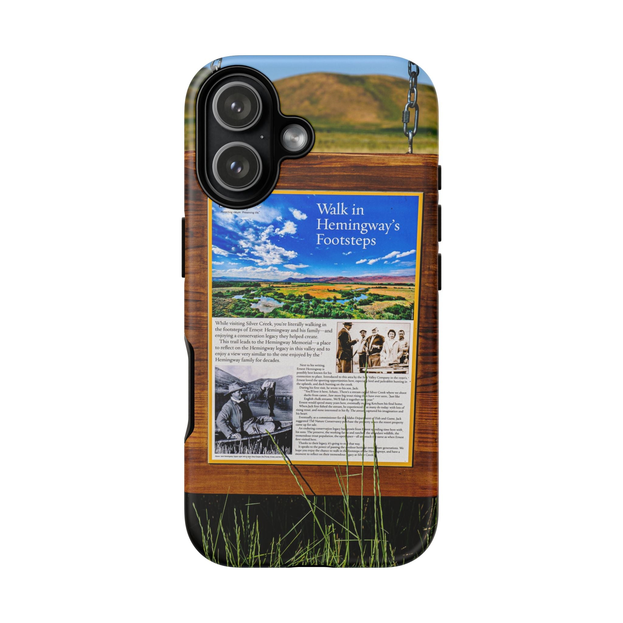 "Walk in Hemingway's Footsteps" Scenic Travel Photo - tough phone case