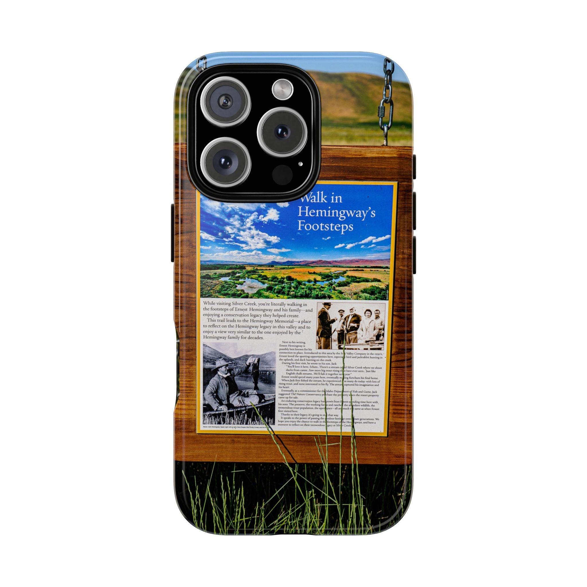 "Walk in Hemingway's Footsteps" Scenic Travel Photo - tough phone case
