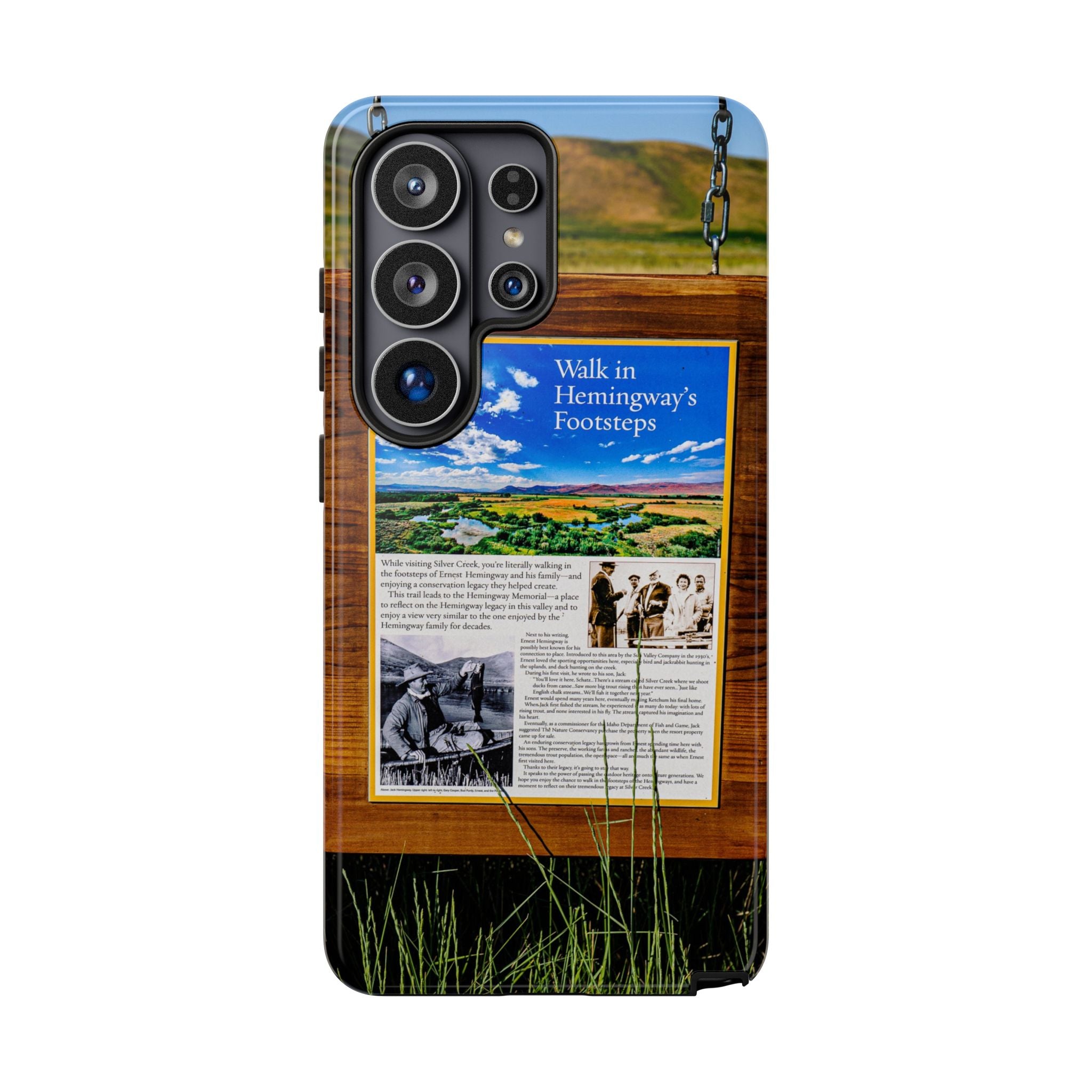 "Walk in Hemingway's Footsteps" Scenic Travel Photo - tough phone case