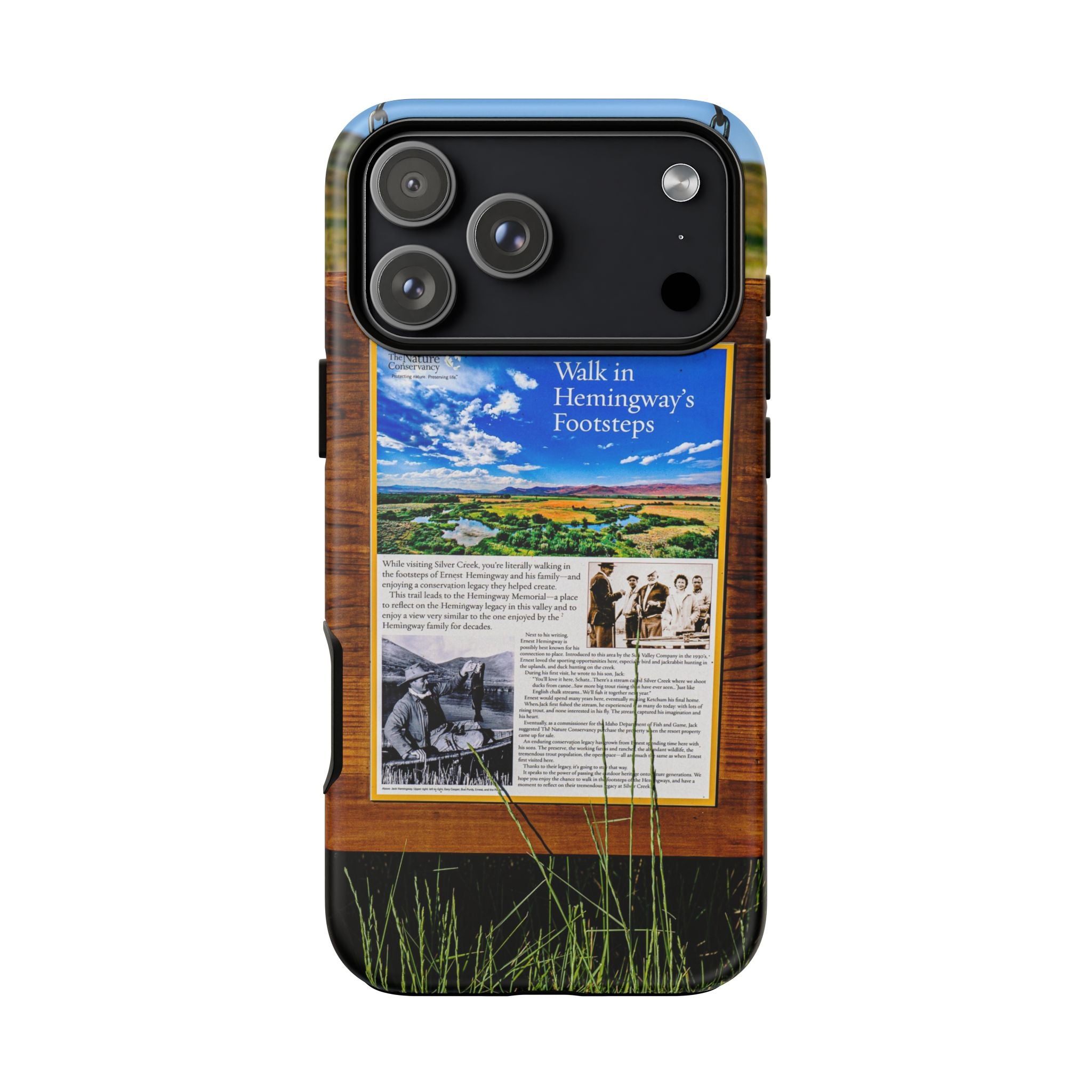 "Walk in Hemingway's Footsteps" Scenic Travel Photo - tough phone case