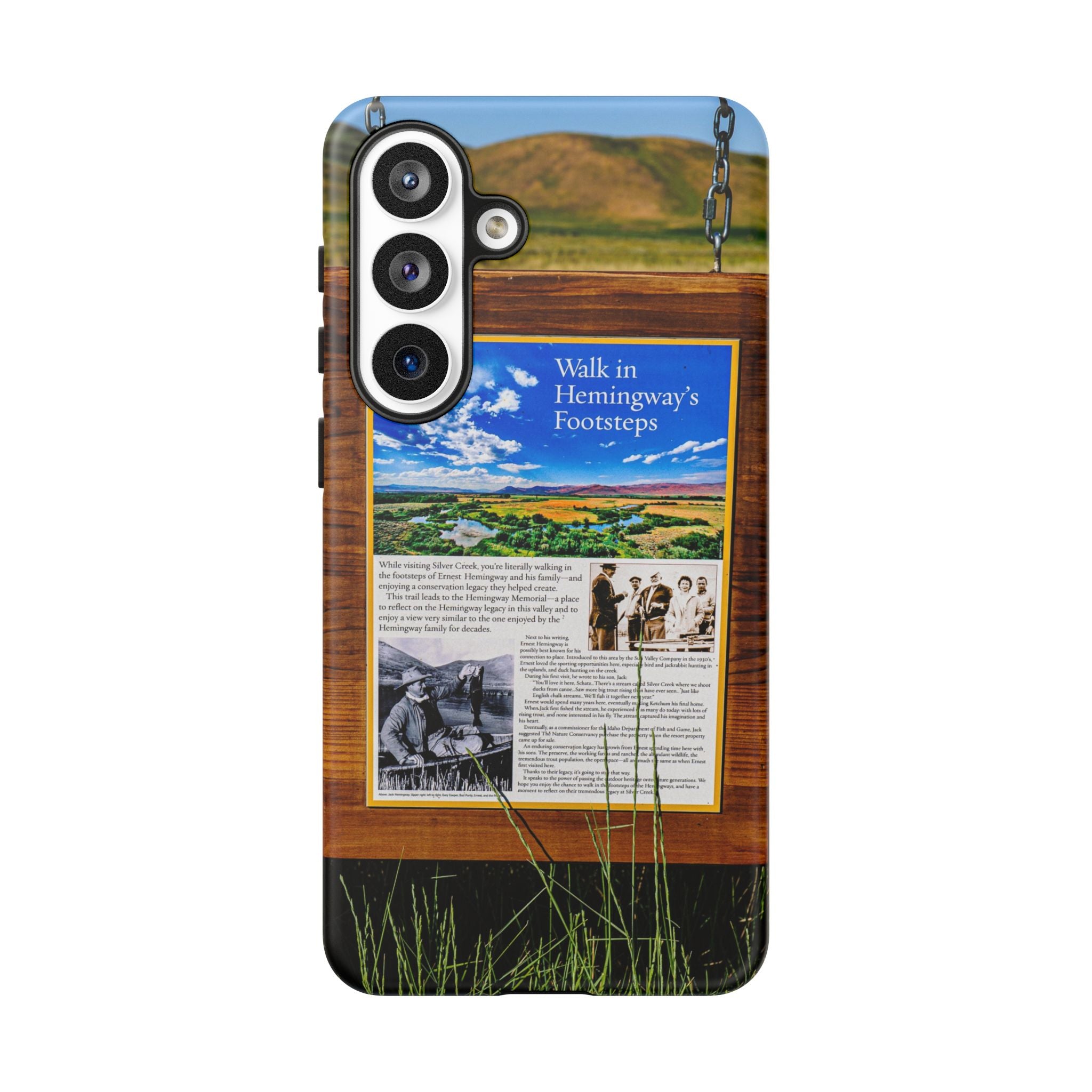 "Walk in Hemingway's Footsteps" Scenic Travel Photo - tough phone case