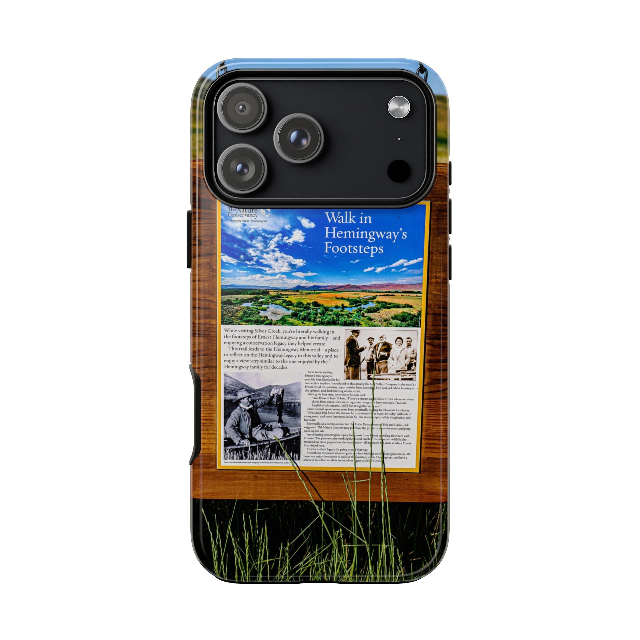 "Walk in Hemingway's Footsteps" Scenic Travel Photo - tough phone case