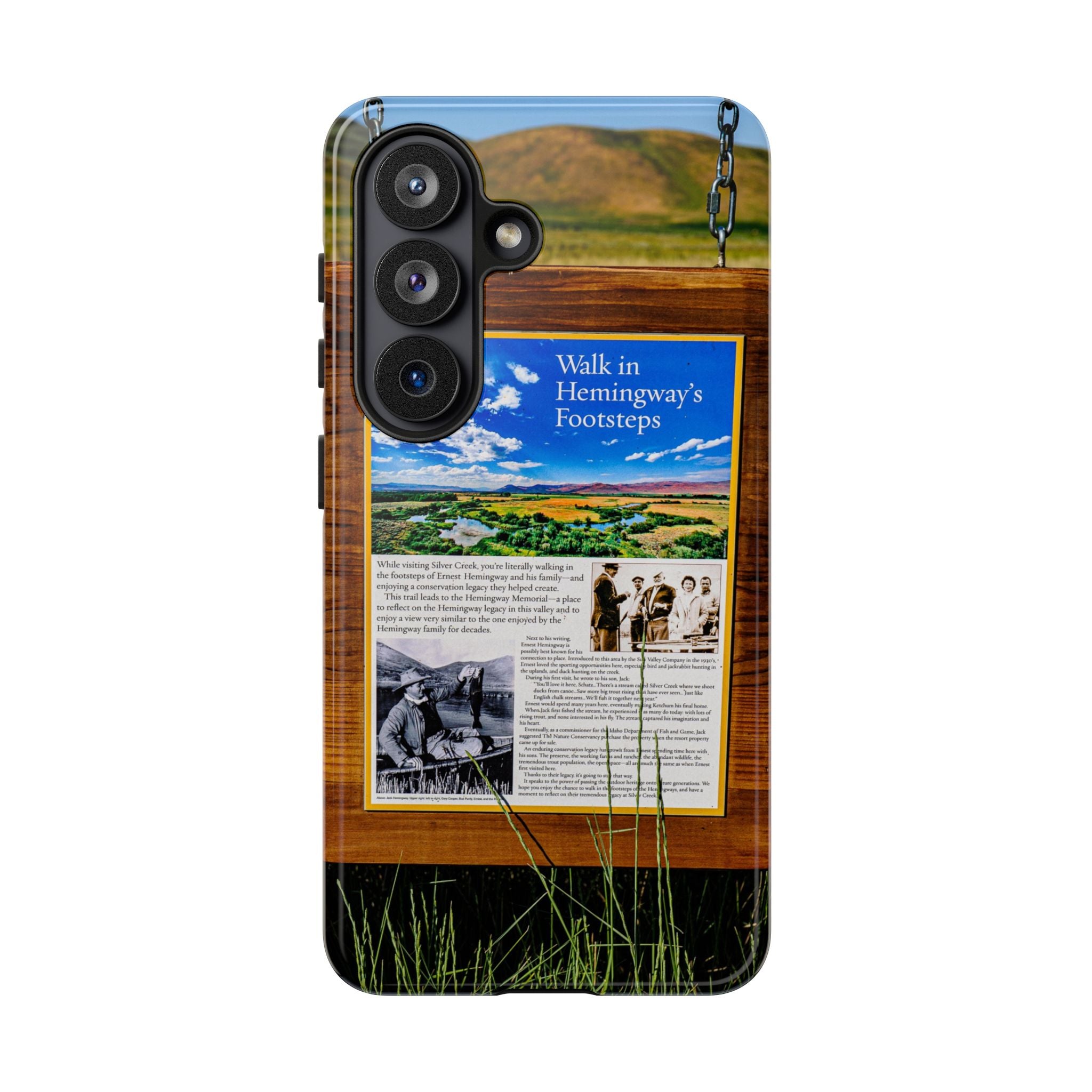 "Walk in Hemingway's Footsteps" Scenic Travel Photo - tough phone case