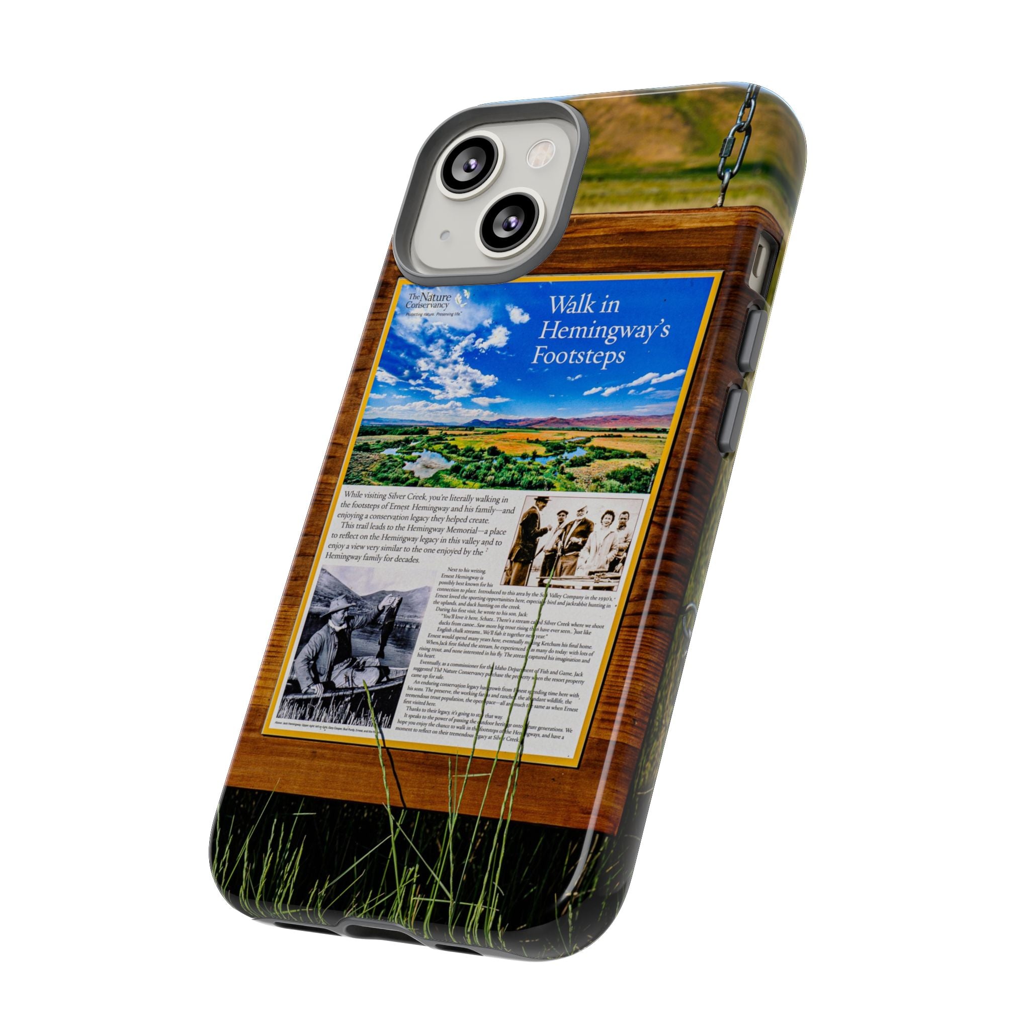 "Walk in Hemingway's Footsteps" Scenic Travel Photo - tough phone case