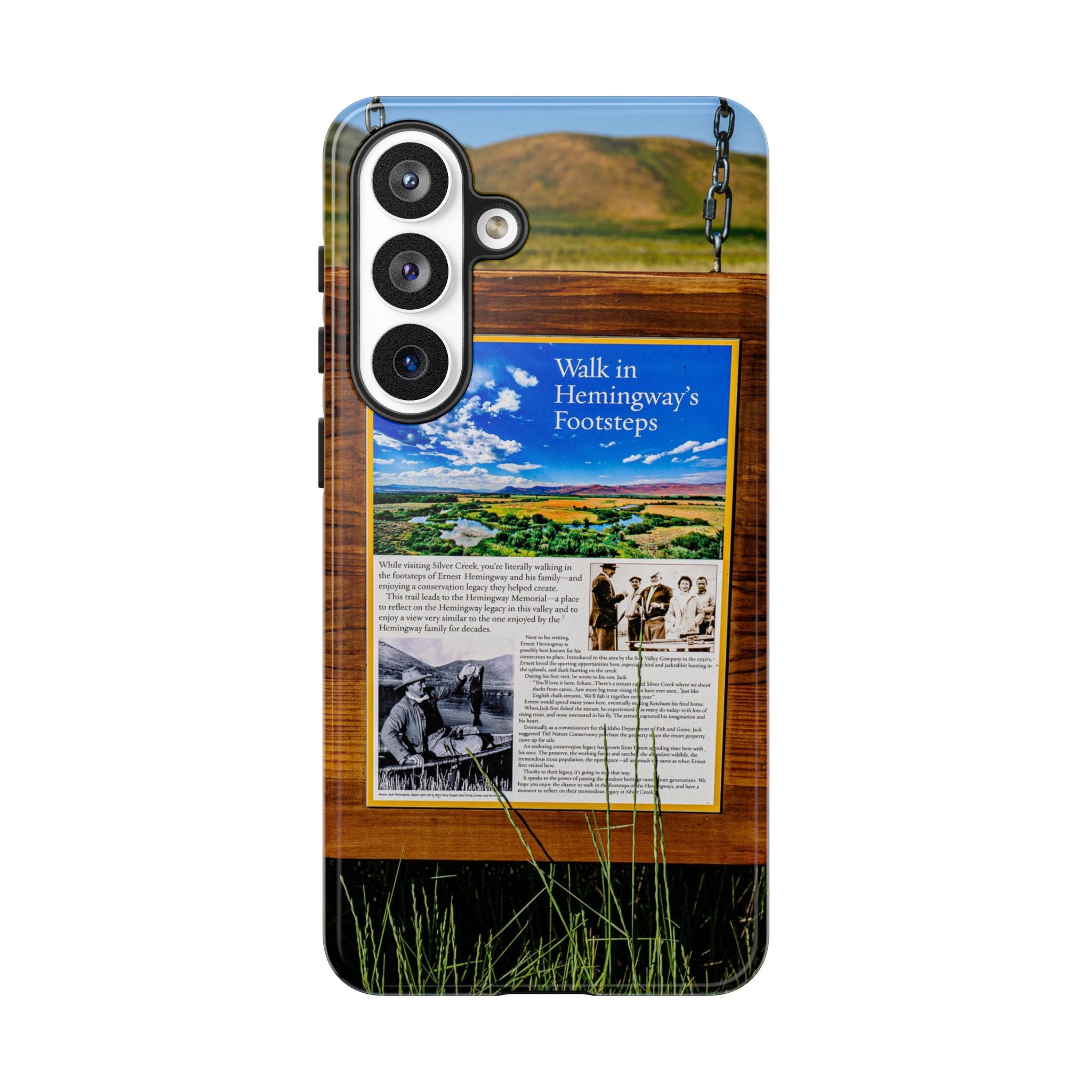 "Walk in Hemingway's Footsteps" Scenic Travel Photo - tough phone case