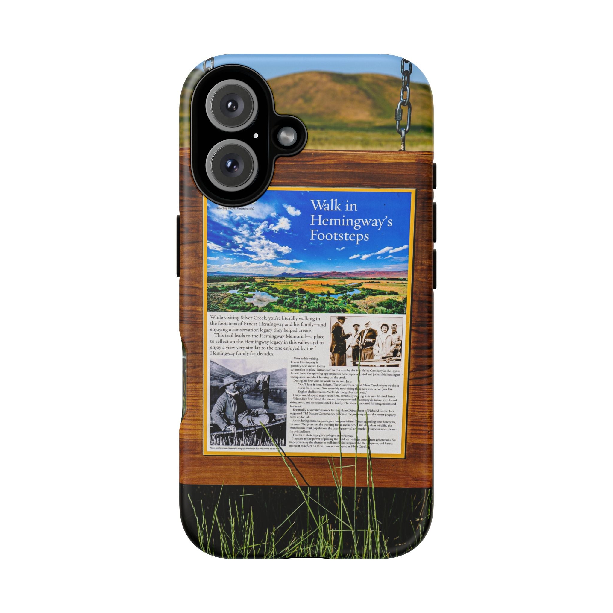 "Walk in Hemingway's Footsteps" Scenic Travel Photo - tough phone case